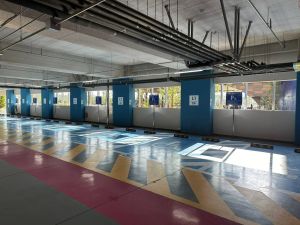주차타워 내 장애인주차장 전경(1층)
