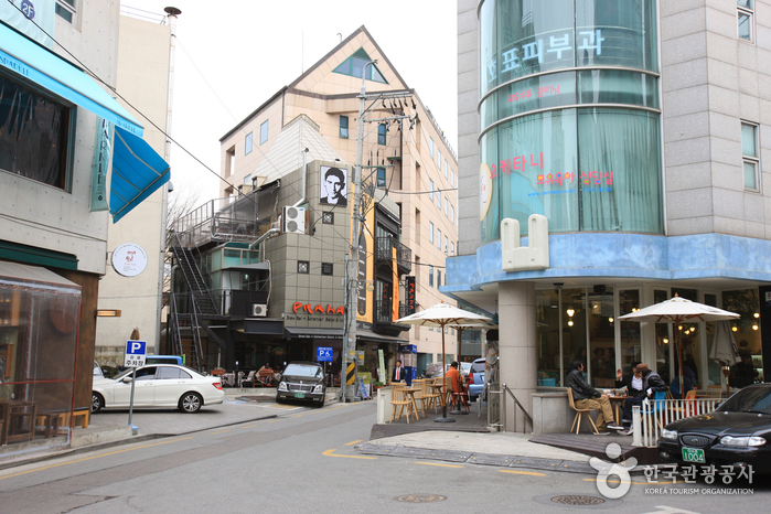Sinsadong Garosu-gil Road (신사동 가로수길)