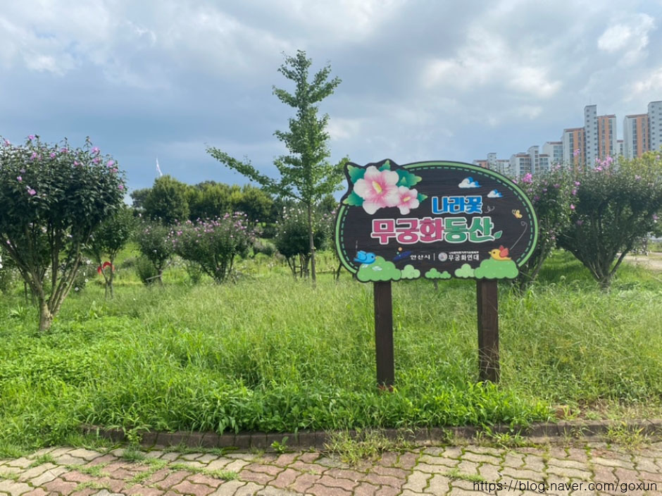 안산호수공원 무궁화동산