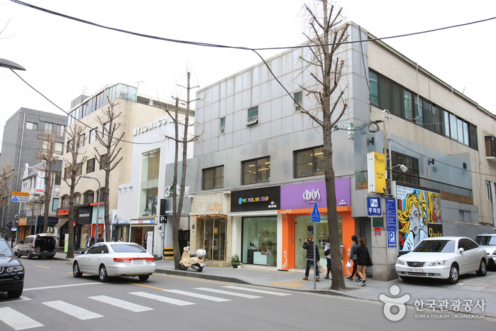 Sinsadong Garosu-gil Road (신사동 가로수길)