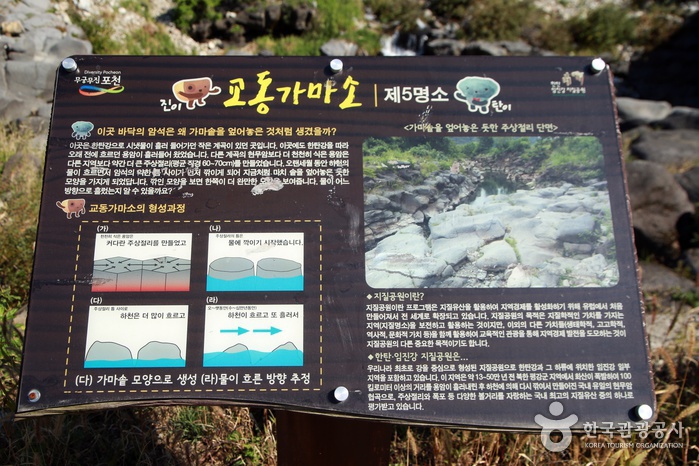 橋洞カマソ（漢灘江国家地質公園）（교동 가마소 (한탄강 국가지질공원)）