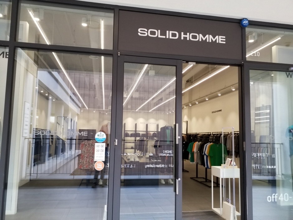 Solid Homme - Hyundai Songdo Branch [Tax Refund Shop] (쏠리드옴므 현대송도)
