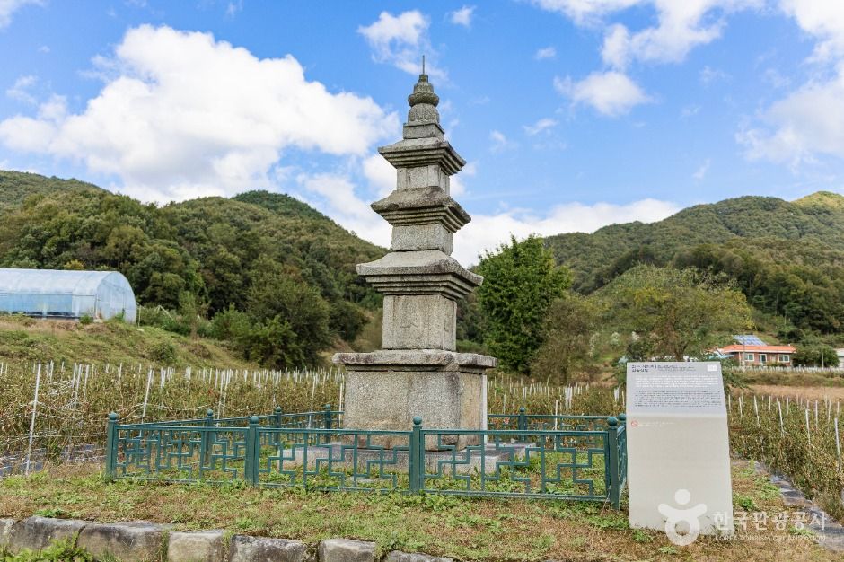 thumbnail-괴산 삼방리 삼층석탑-3