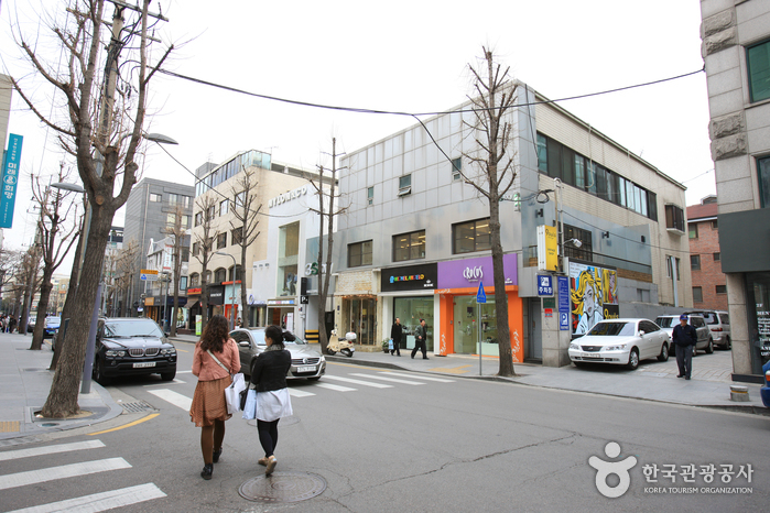 Sinsadong Garosu-gil Road (신사동 가로수길)