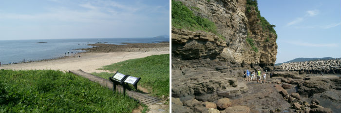 변산반도국립공원 격포자연관찰로와 채석강