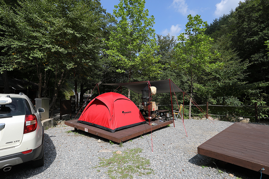 국립황정산 자연휴양림 캠핑장3