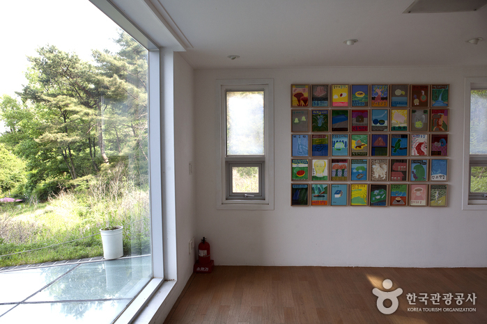 자하미술관에서 서울이 고스란히 내려다보인다.