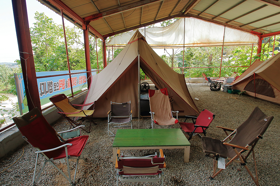 제천캠핑랜드 텐트