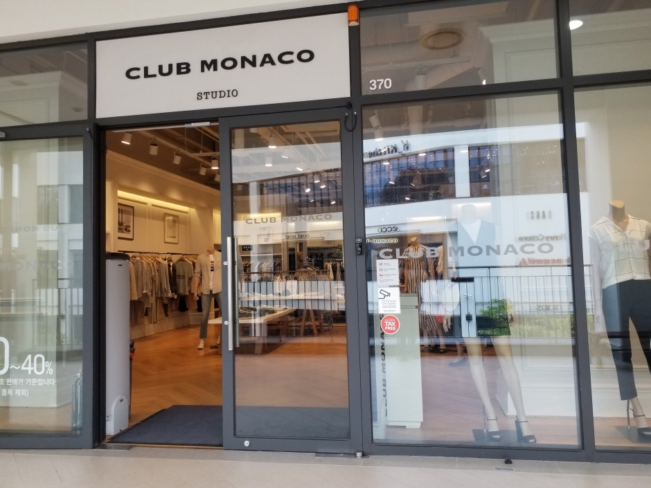[事後免税店] THE HANDSOME（ハンサム）CLUB MONACO（クラブモナコ）・現代キンポ（金浦）（한섬 클럽모나코 현대김포）