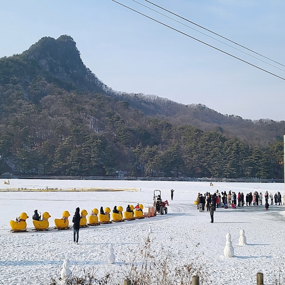 포천 산정호수 썰매축제