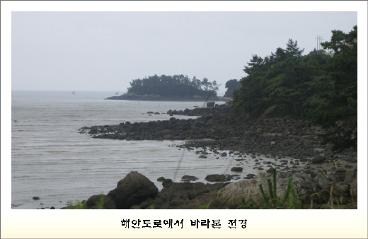 해안도로에서 바라본 전경