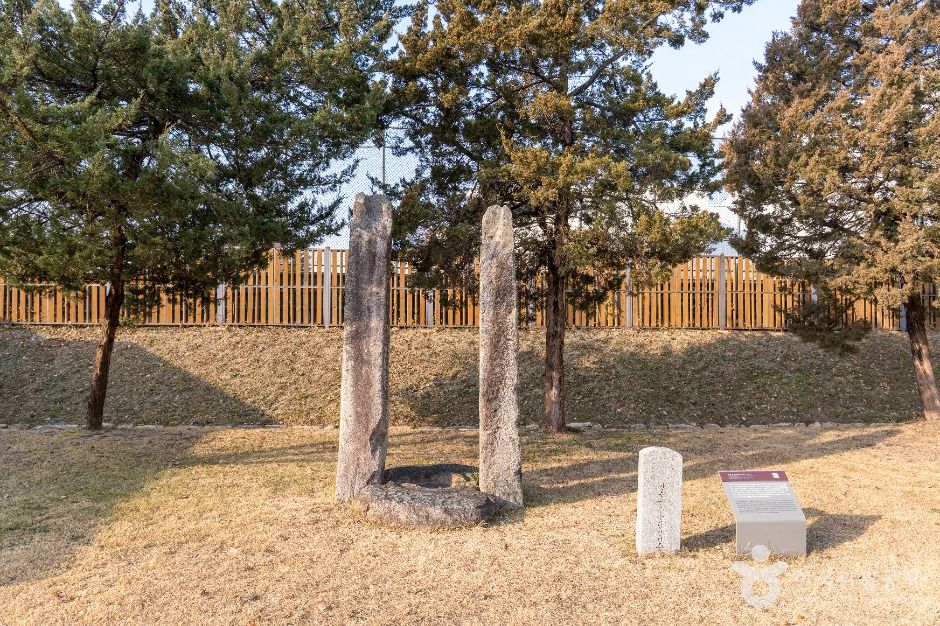 안동 운흥동 당간지주와 오층전탑