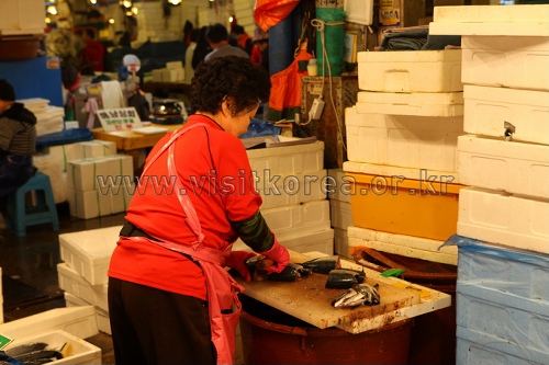 Noryangjin Fisheries Wholesale Market (노량진수산시장)
