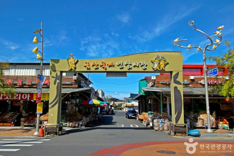 Mercado de Ginseng y Hierbas Medicinales de Geumsan (금산인삼약초시장)