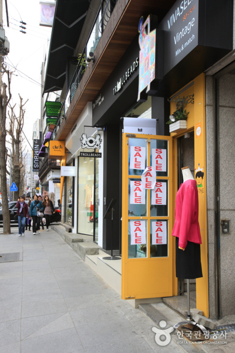 Sinsadong Garosu-gil Road (신사동 가로수길)