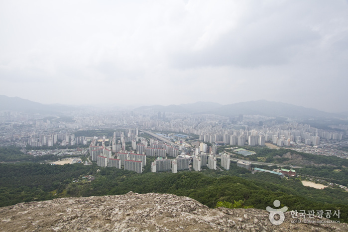 사인암에서 바라본 전경