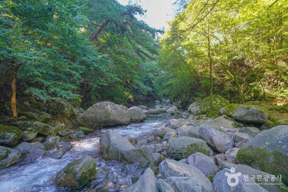 기백산 용추계곡과 용추폭포