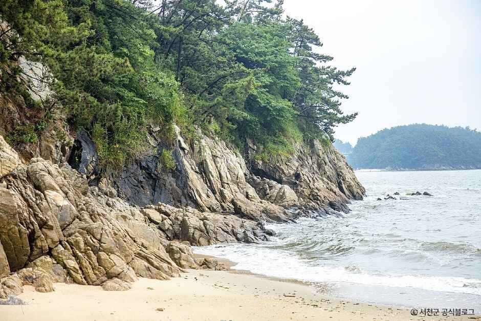 띠섬목해변