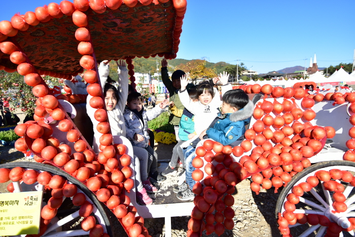 Фестиваль яблок в Чхонсоне (청송사과축제)