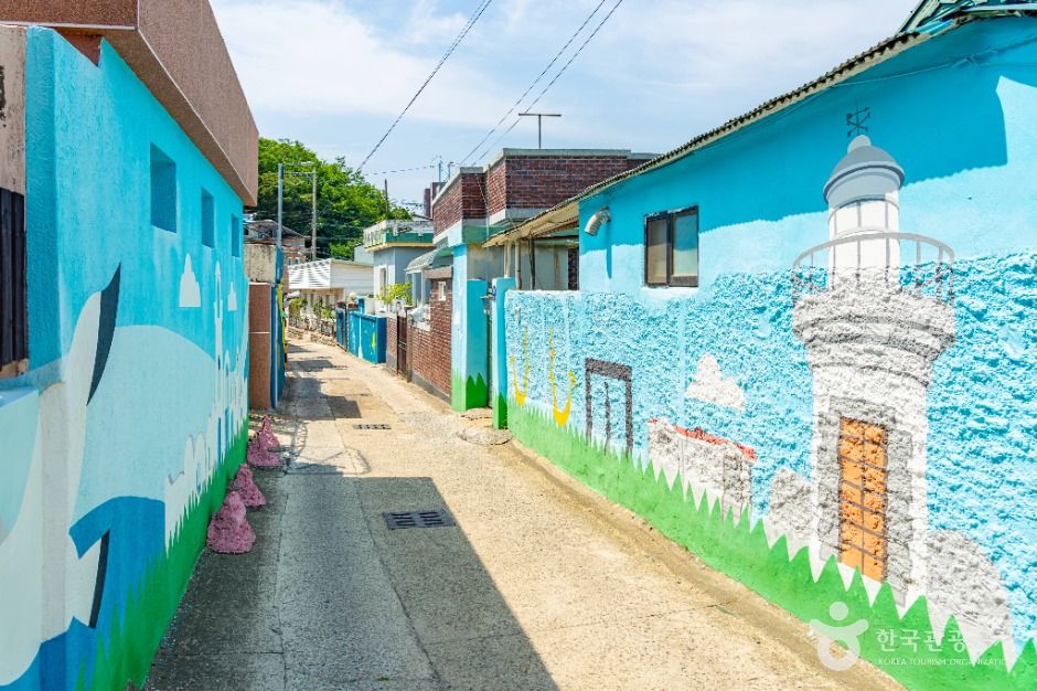후포리 벽화마을