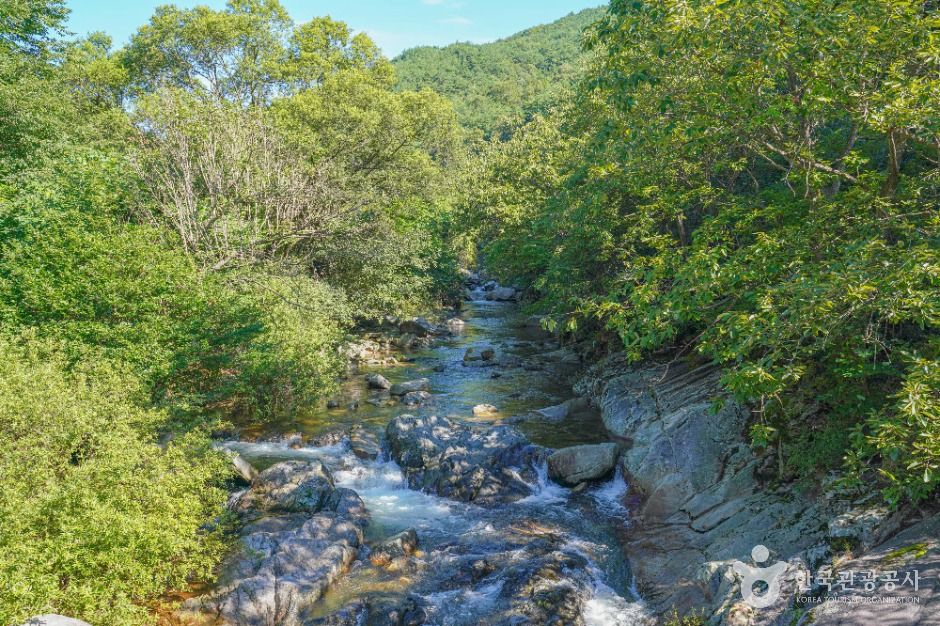 기백산 용추계곡과 용추폭포