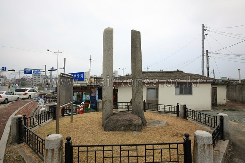 봉산동당간지주0