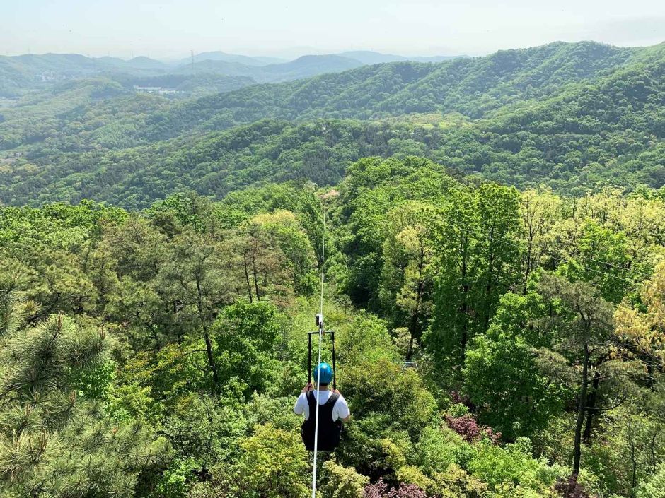 영인산자연휴양림 스카이어드벤처 (영인산 짚라인)