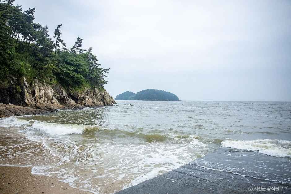 띠섬목해변