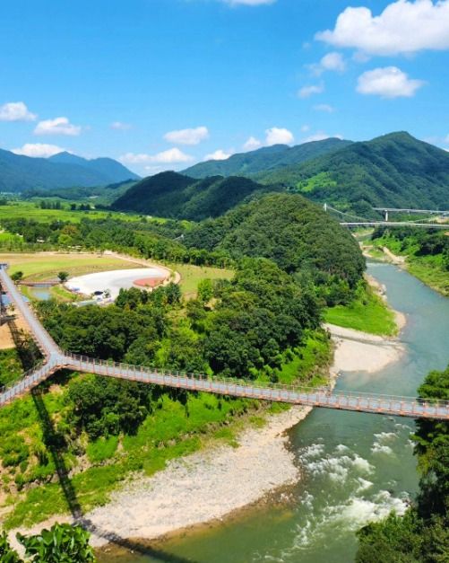 한탄강 Y자 출렁다리