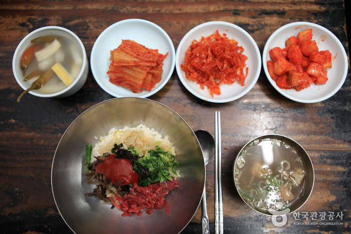진주비빔밥 한상