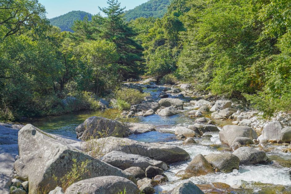 기백산 용추계곡과 용추폭포