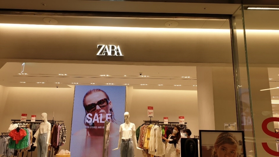 [事后免税店]ZARA IPARK购物中心(자라 아이파크몰)