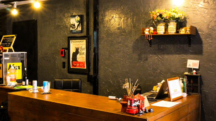 Reception desk of Gangneung Guesthouse Jungang