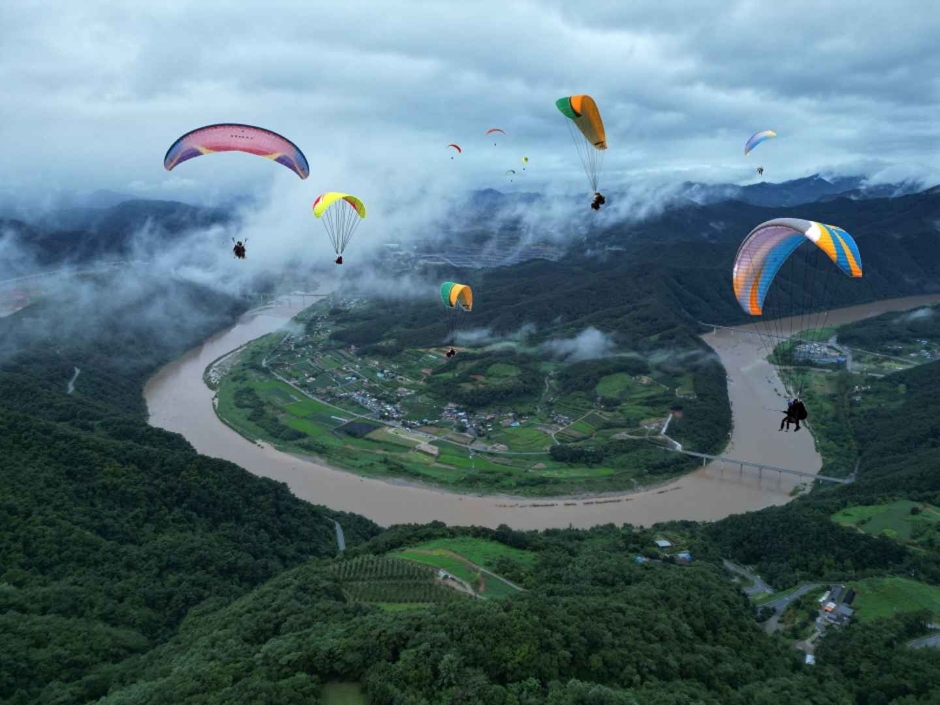 단양패러마을 패러글라이딩