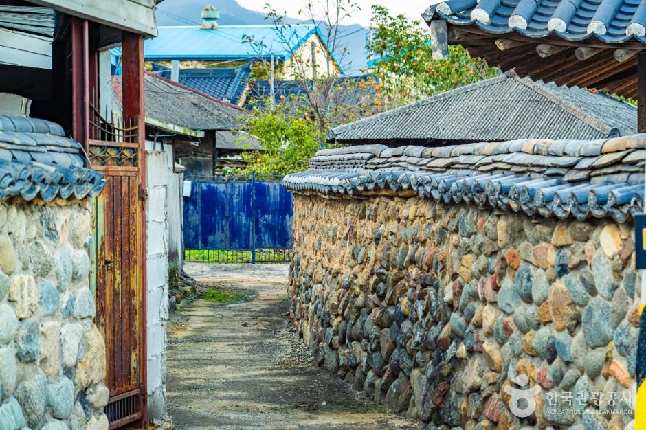 산청 단계마을 옛 담장