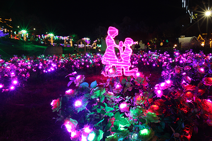 ハーブアイランド光の童話祭り（허브아일랜드 불빛동화축제）