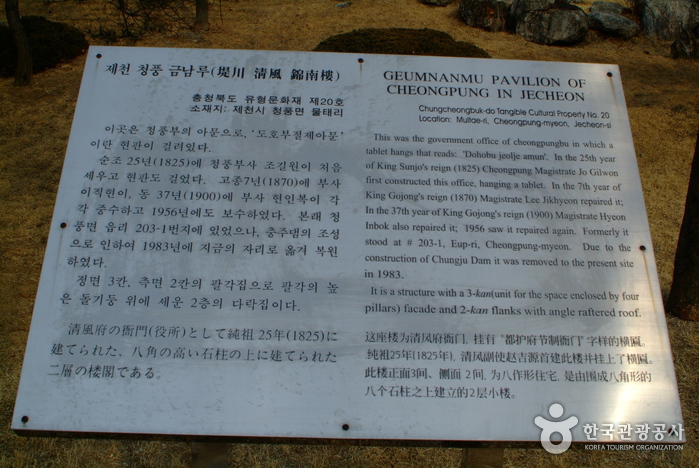Cheongpung Cultural Heritage Complex (Cheongpung Cultural Heritage Complex)(청풍문화재단지)
