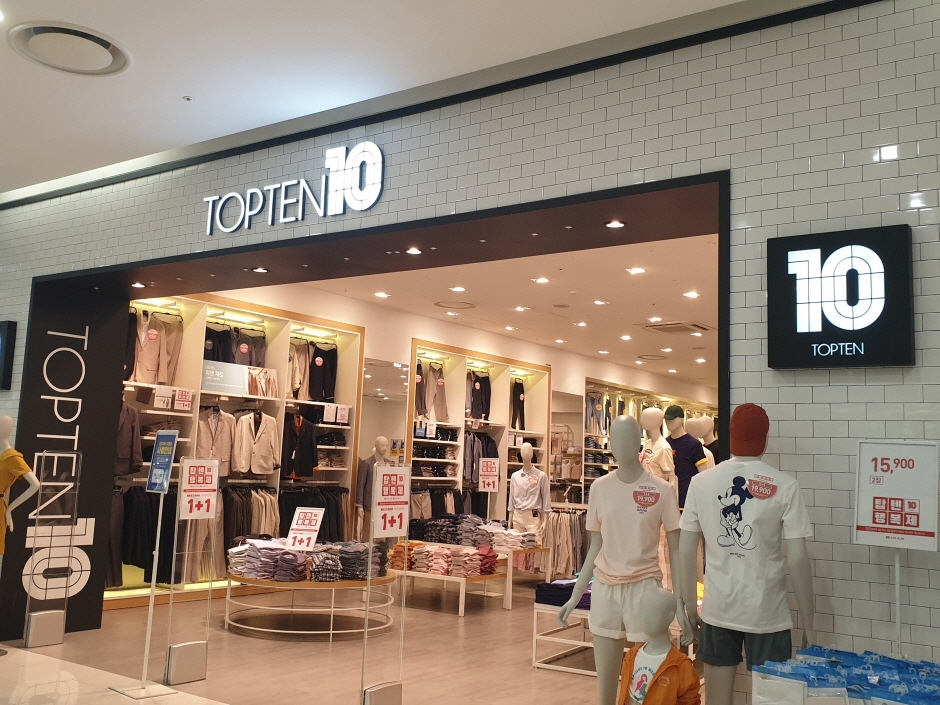 [事后免税店]TOPTEN10清州Gwellcity店(탑텐 청주지웰시티)