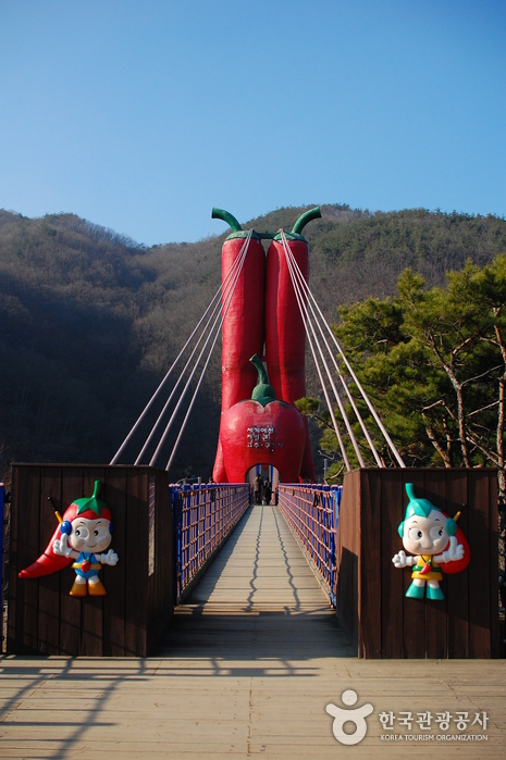 天庄湖吊橋(천장호 출렁다리)