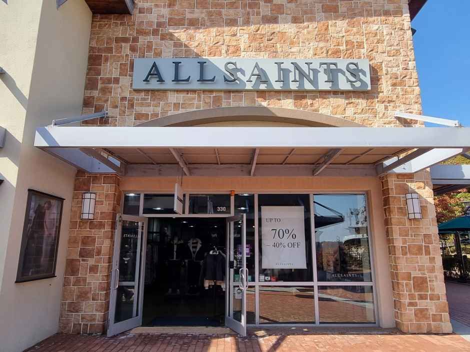 [事後免税店] ALLSAINTS（オールセインツ）・新世界サイモンプレミアムアウトレットヨジュ（驪州）店(올세인츠 신세계사이먼프리미엄아울렛 여주점)