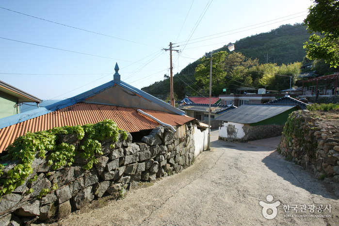 Village Gacheon littoral Namhae 남해 가천마을