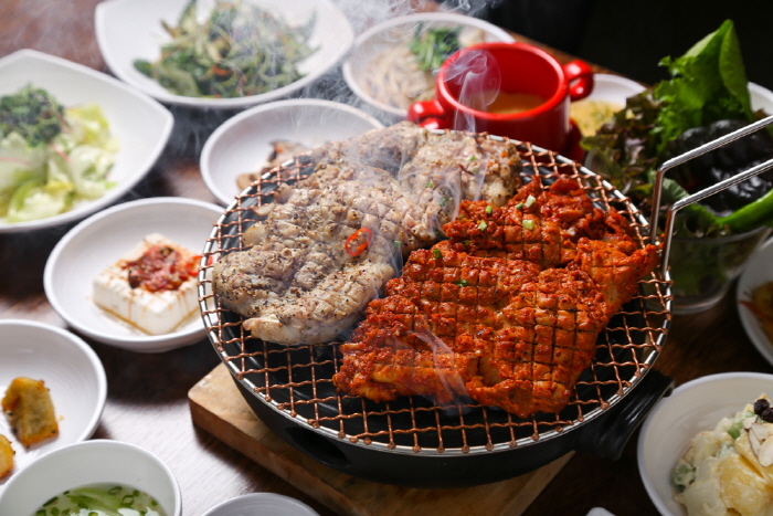 Restaurant forteresse Hwaseong à Suwon 수원화성