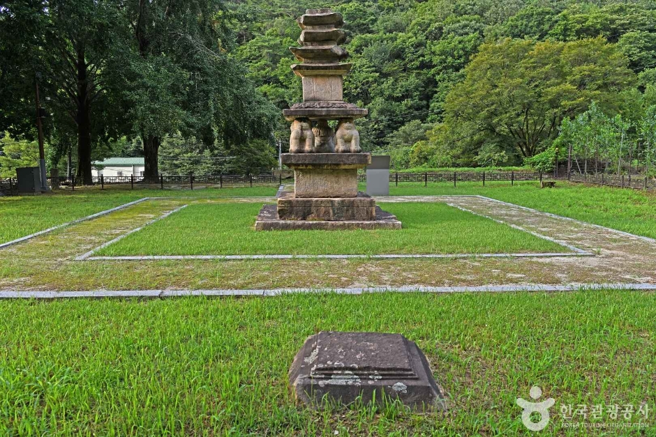 제천 사자빈신사지 사사자 구층석탑