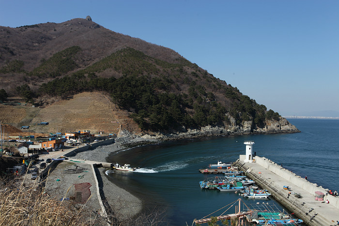 부산 가덕신공항 전망대에서 바라본 대항새바지