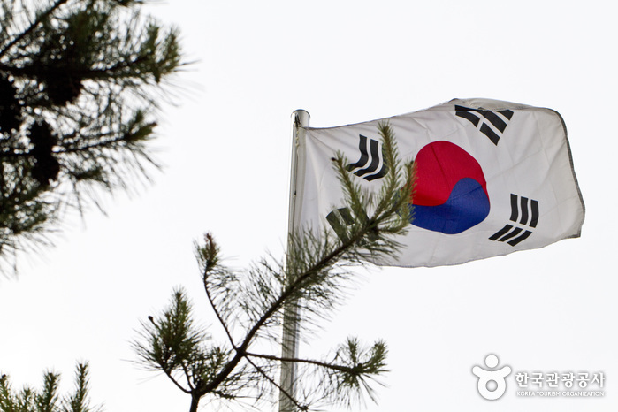 국기봉 태극기