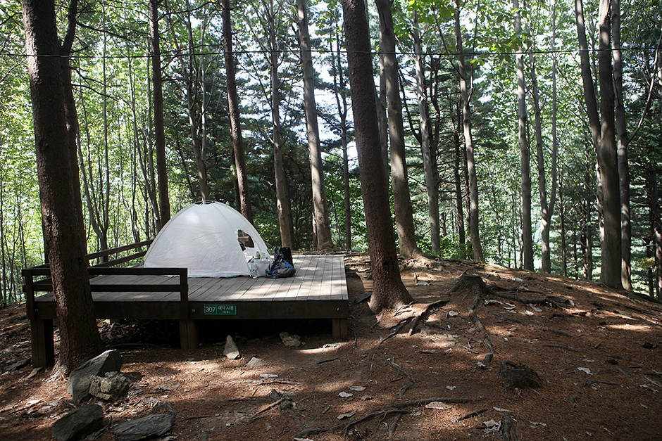 축령산 자연휴양림 캠핑장