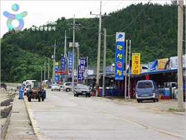 해수찜을 인근에서 즐길 수 있는 구시포해수욕장