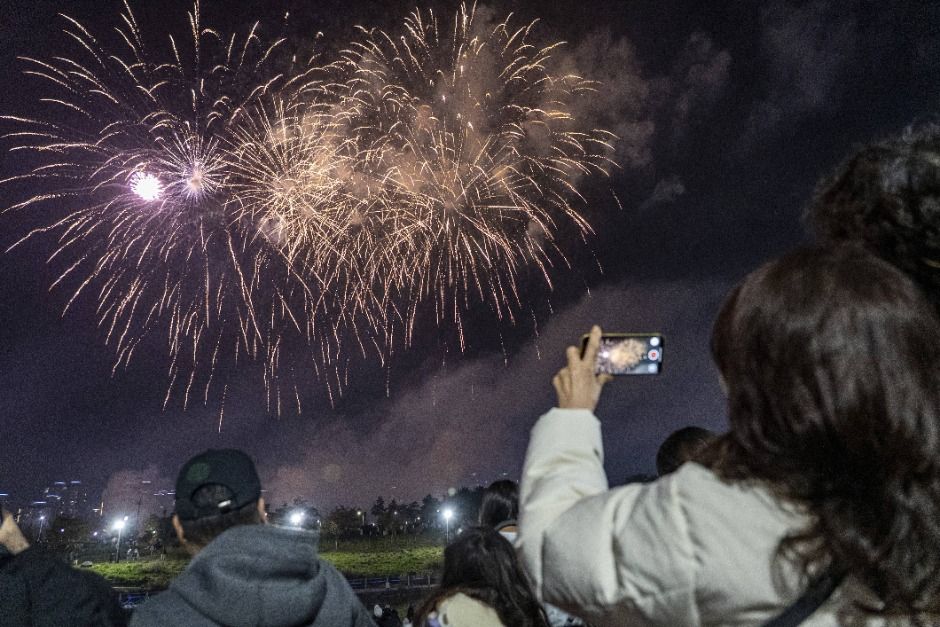 운정호수공원 불꽃축제