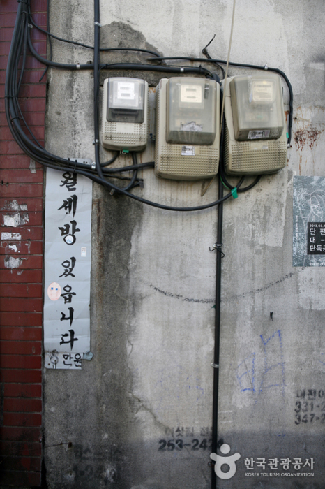 오래전 기억을 떠올리게 하는 담벼락