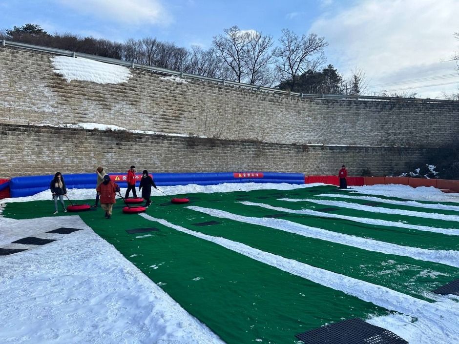 한국민속촌 눈썰매장